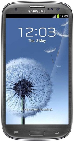 Смартфон Samsung Galaxy S3 GT-I9300 16Gb Titanium grey - Краснознаменск